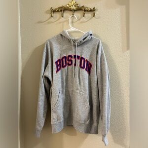 Grey Boston Oversized Sweatshirt